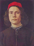 Portrait Of A Young Man Botticellli A4 Photo Print