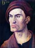 Portrait Of A Young Man Durer A4 Photo Print