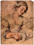 Portrait Of A Young Woman Rubens A4 Photo Print