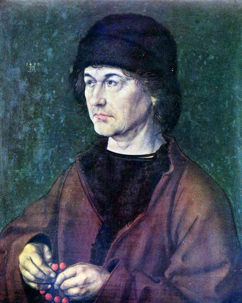 Portrait Of Albrecht Dürer The Elder 1 Durer A4 Photo Print