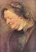 Portrait Of An Old Woman Rubens A4 Photo Print