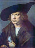 Portrait Of An Unknown Durer A4 Photo Print