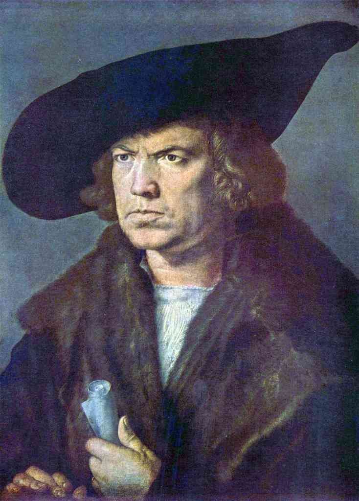 Portrait Of An Unknown Durer A4 Photo Print