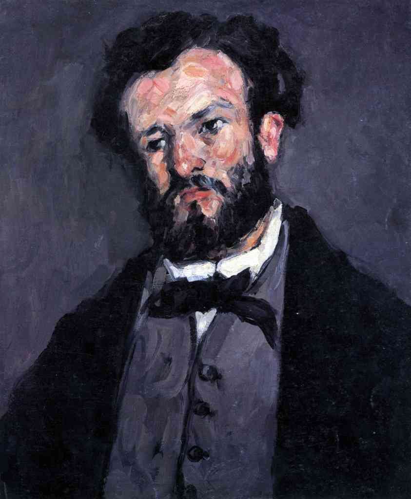 Portrait Of Antony Valabregue Cezanne A4 Photo Print