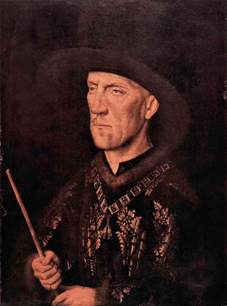 Portrait Of Baudouin De Lannoy Jan Van Eyck A4 Photo Print