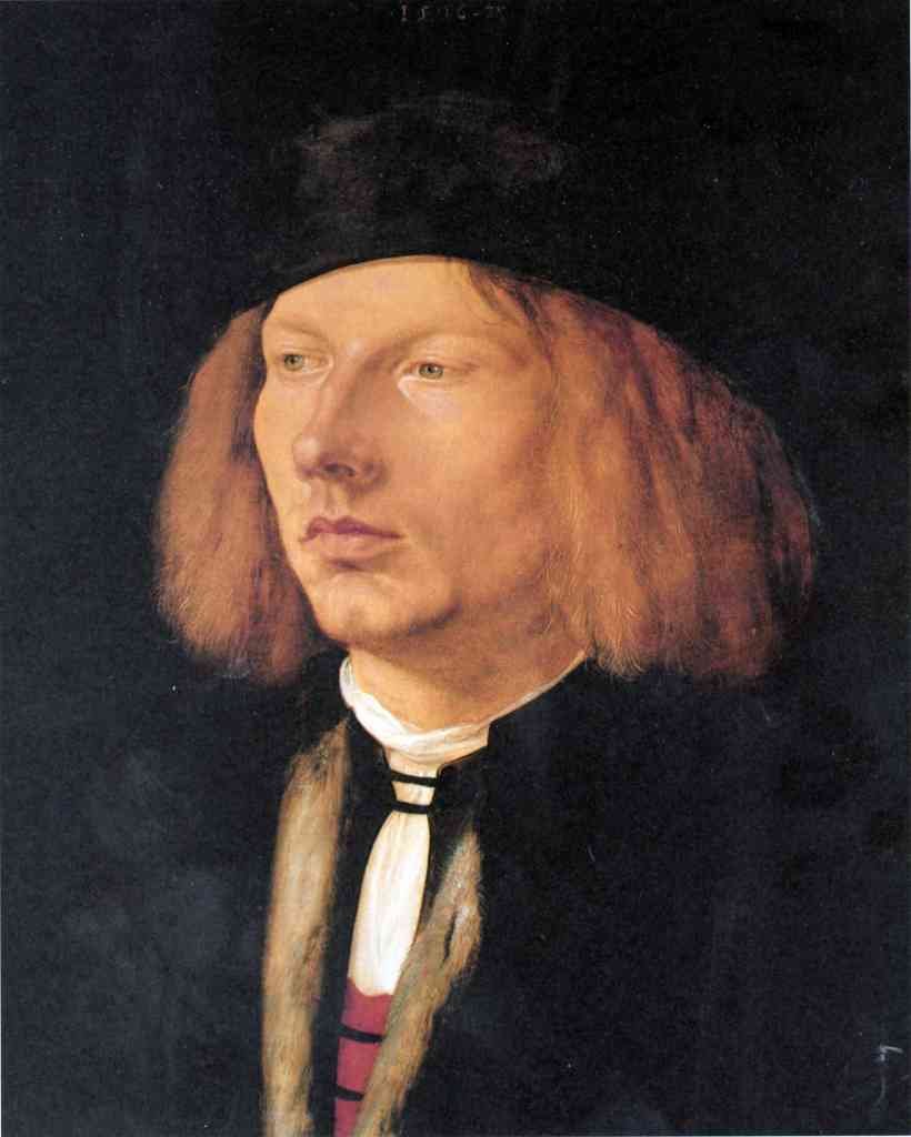 Portrait Of Burkard Von Speyer Durer A4 Photo Print