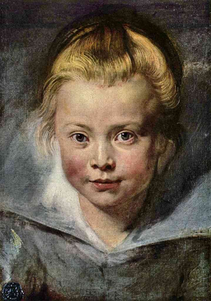Portrait Of Clara Serena Rubens Rubens A4 Photo Print