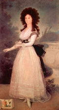 Portrait Of Doña Tadea Arias De Enriquez Goya A4 Photo Print