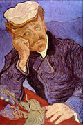 Portrait Of Dr Gachet Van Gogh Impressionism A4 Photo Print