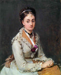 Portrait Of Edma Morisot A4 Photo Print