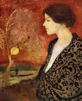 Portrait Of Elisabeth Gerhardt August Macke Expressionism A4 Photo Print