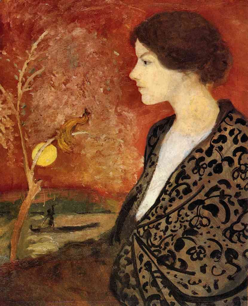 Portrait Of Elisabeth Gerhardt August Macke Expressionism A4 Photo Print