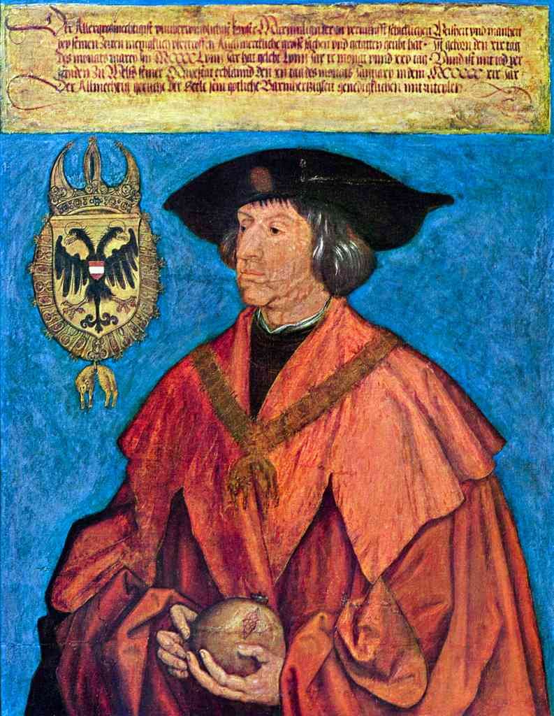 Portrait Of Emperor Maximilians I Durer A4 Photo Print