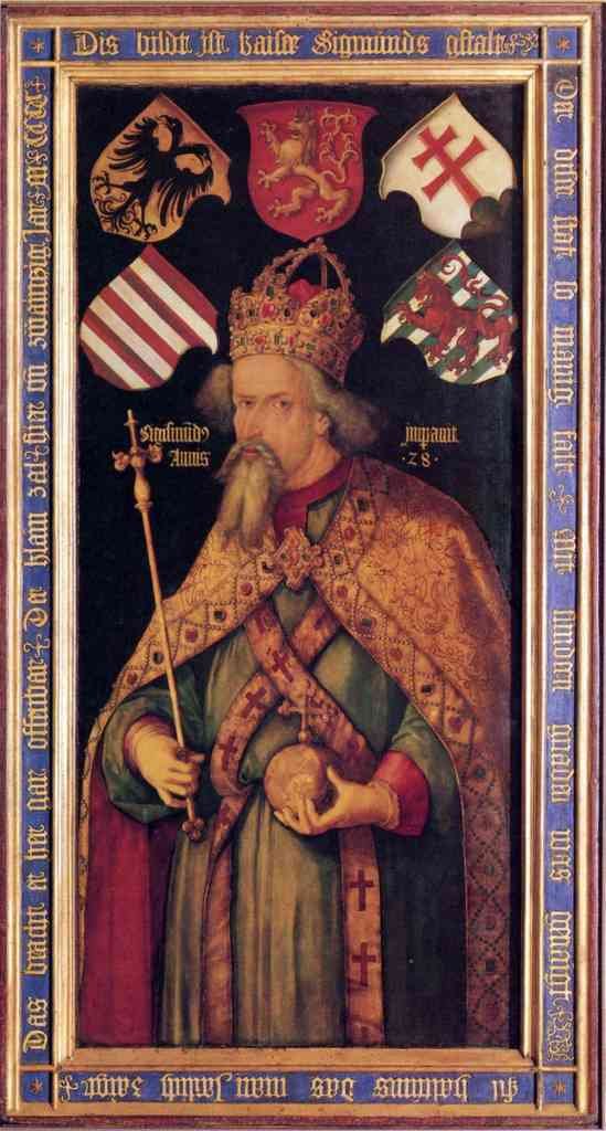 Portrait Of Emperor Sigismund Durer A4 Photo Print