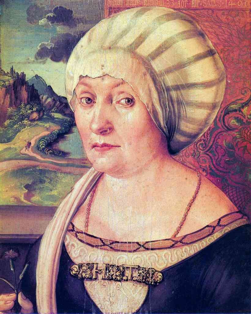 Portrait Of Felicitas Tucher Durer A4 Photo Print