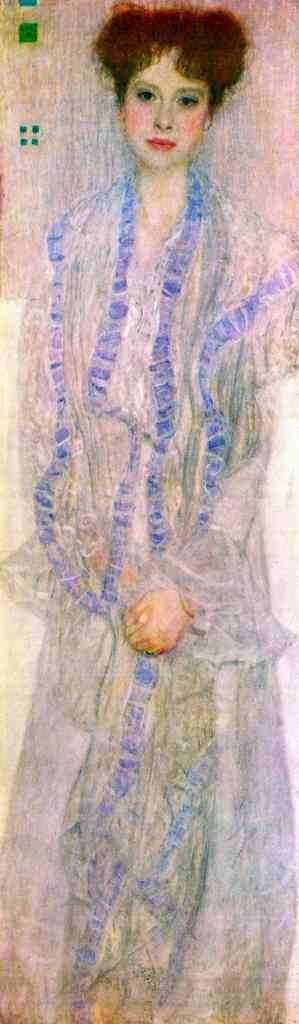 Portrait Of Gertha Fersöványi Klimt A4 Photo Print