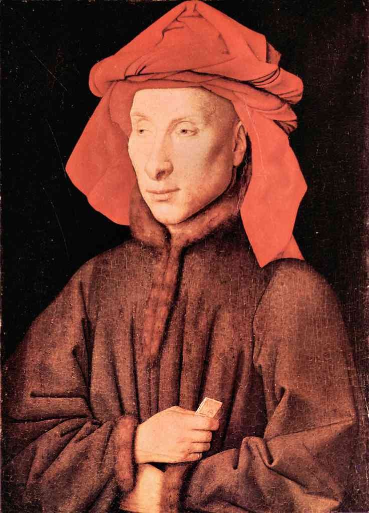 Portrait Of Giovanni Arnolfini Jan Van Eyck A4 Photo Print