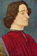 Portrait Of Giuliano De Medici Botticellli A4 Photo Print