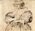 Portrait Of Helene Fourment Rubens A4 Photo Print