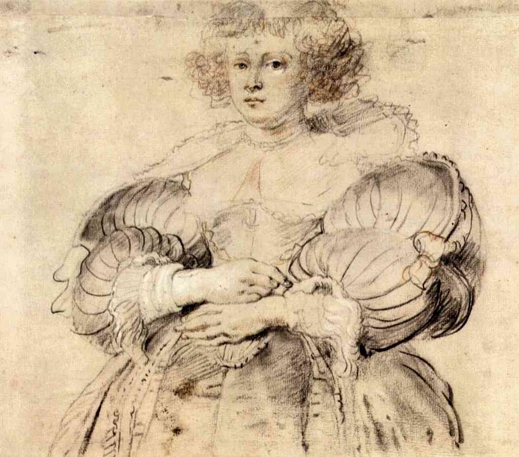 Portrait Of Helene Fourment Rubens A4 Photo Print