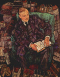 Portrait Of Hugo Koller Schiele A4 Photo Print