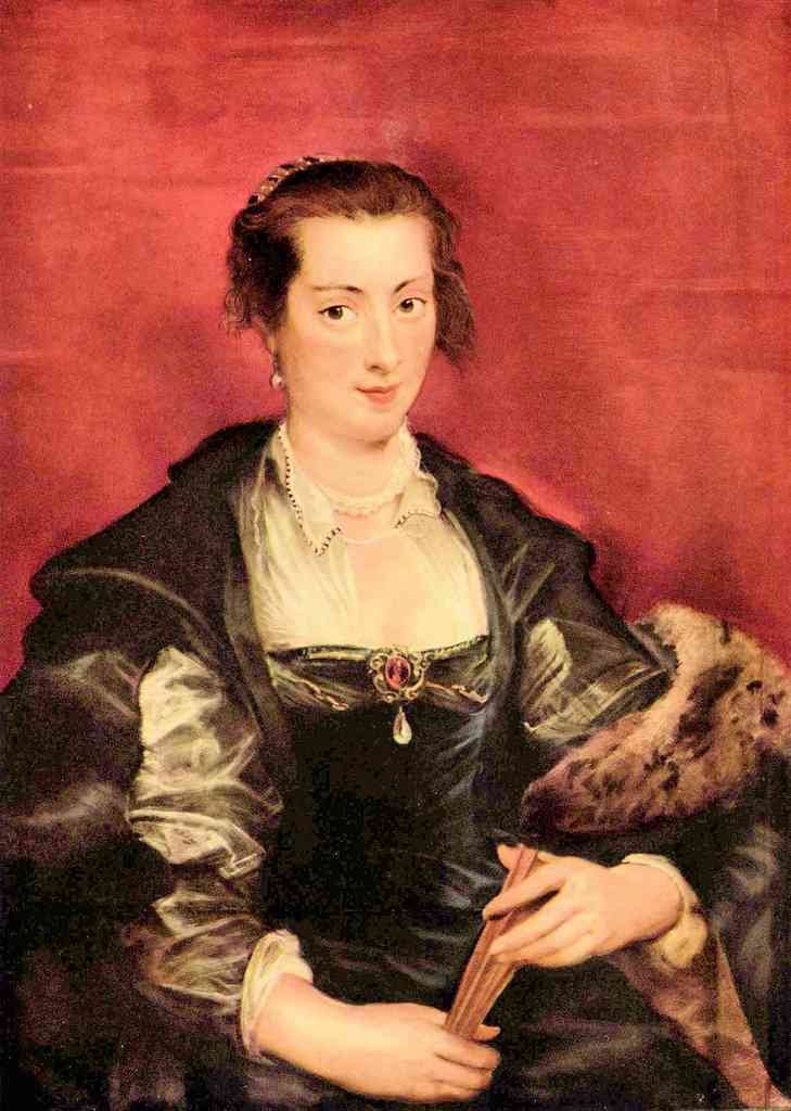 Portrait Of Isabella Brant Rubens A4 Photo Print