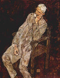 Portrait Of Johan Harms Schiele A4 Photo Print