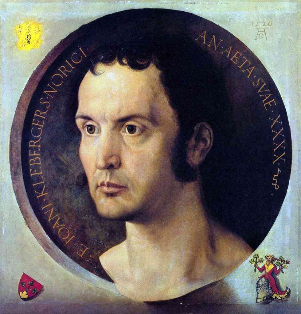 Portrait Of Johannes Kleberger Durer A4 Photo Print