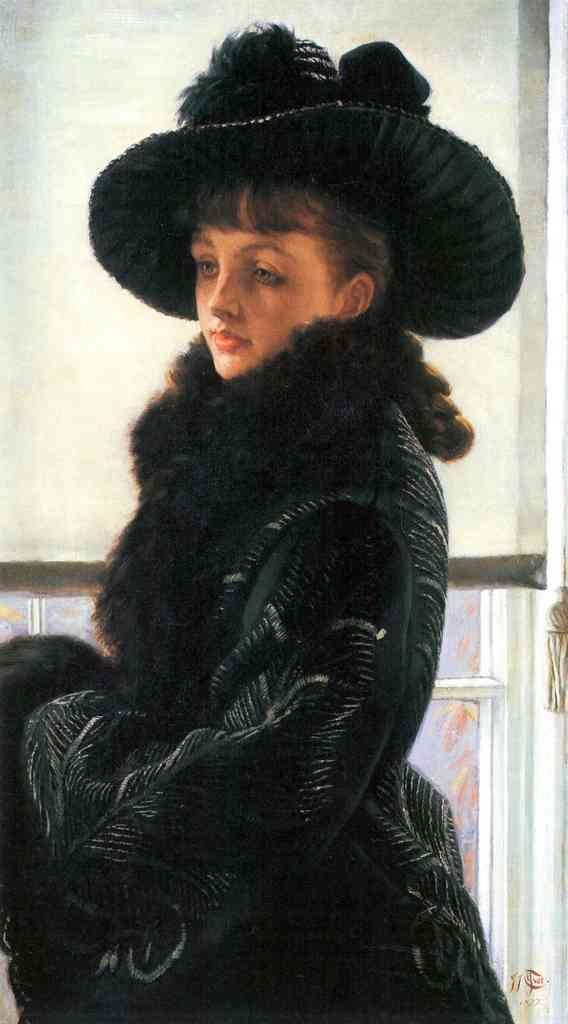 Portrait Of Kathleen Newton Tissot A4 Photo Print