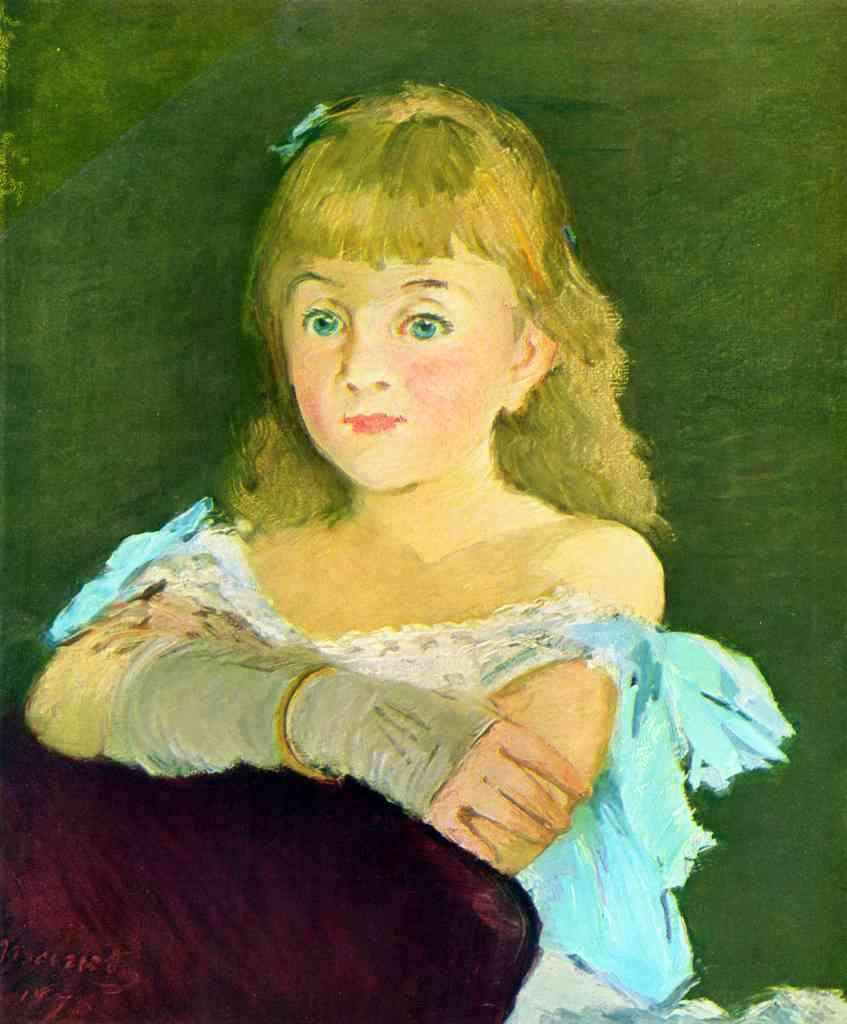 Portrait Of Lina Campineanu Manet A4 Photo Print