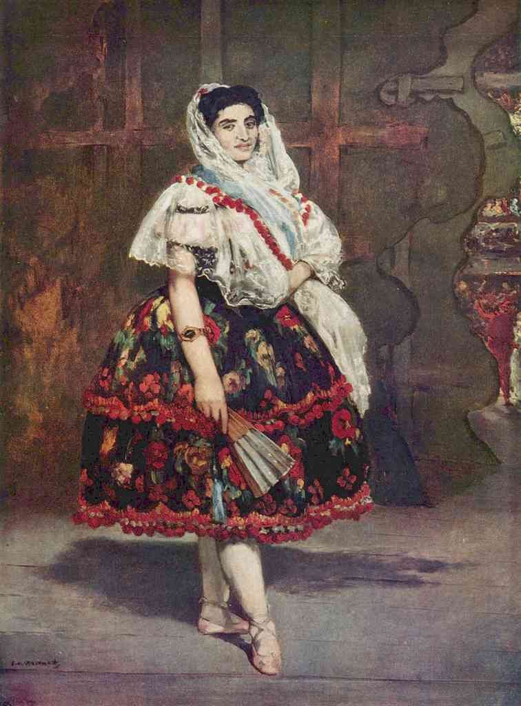 Portrait Of Lola De Valence Manet A4 Photo Print
