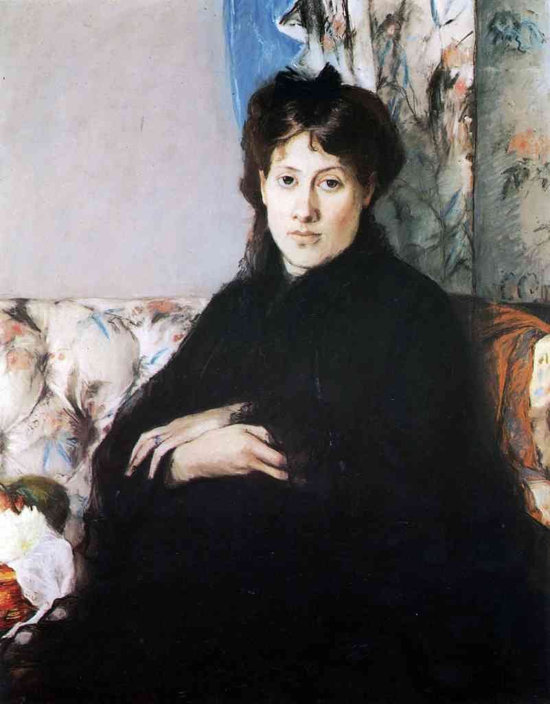Portrait Of Madame Pontillon A4 Photo Print