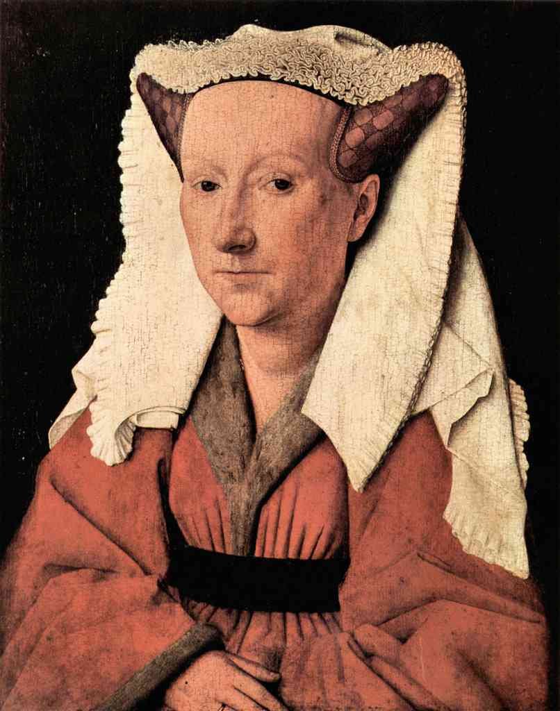 Portrait Of Margaretha Van Eyck Jan Van Eyck A4 Photo Print