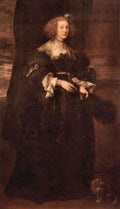 Portrait Of Marie De Raet Van Dyck A4 Photo Print