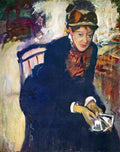 Portrait Of Mary Cassatt Degas A4 Photo Print