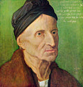 Portrait Of Michael Wolgemut Durer A4 Photo Print