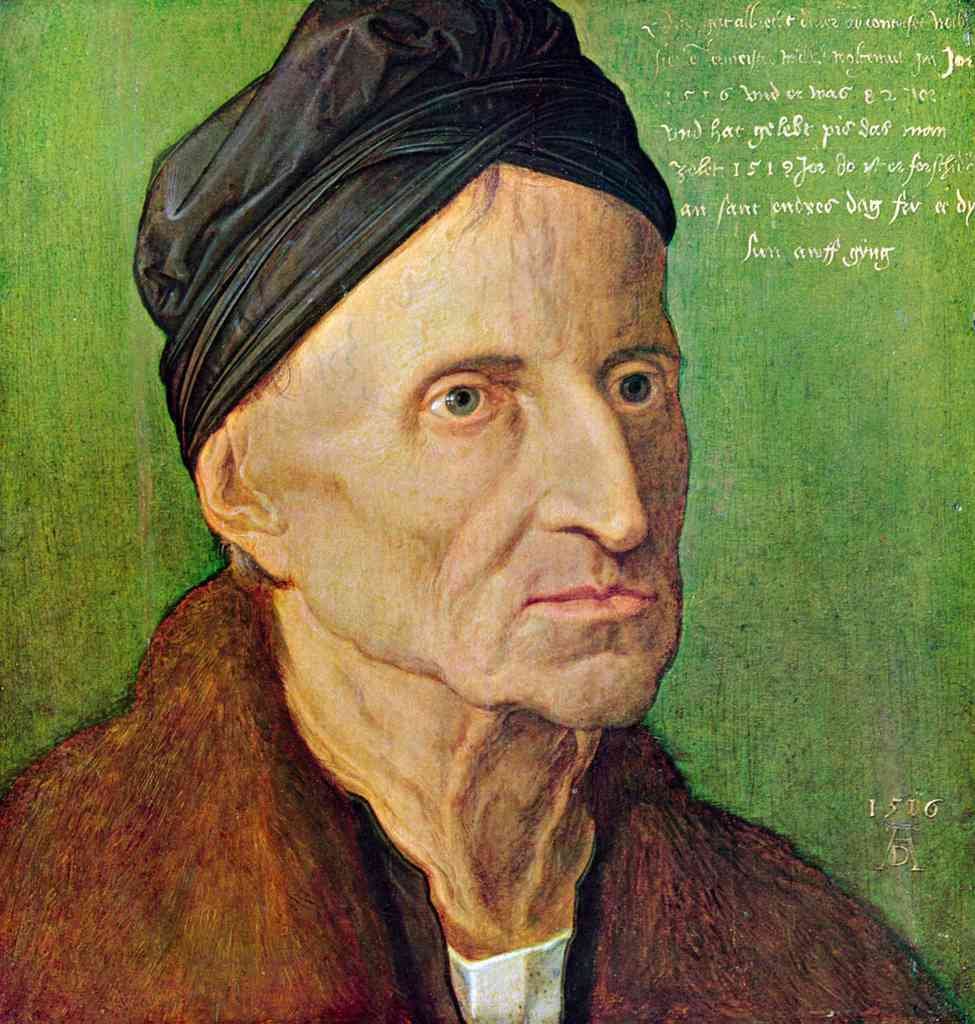 Portrait Of Michael Wolgemut Durer A4 Photo Print