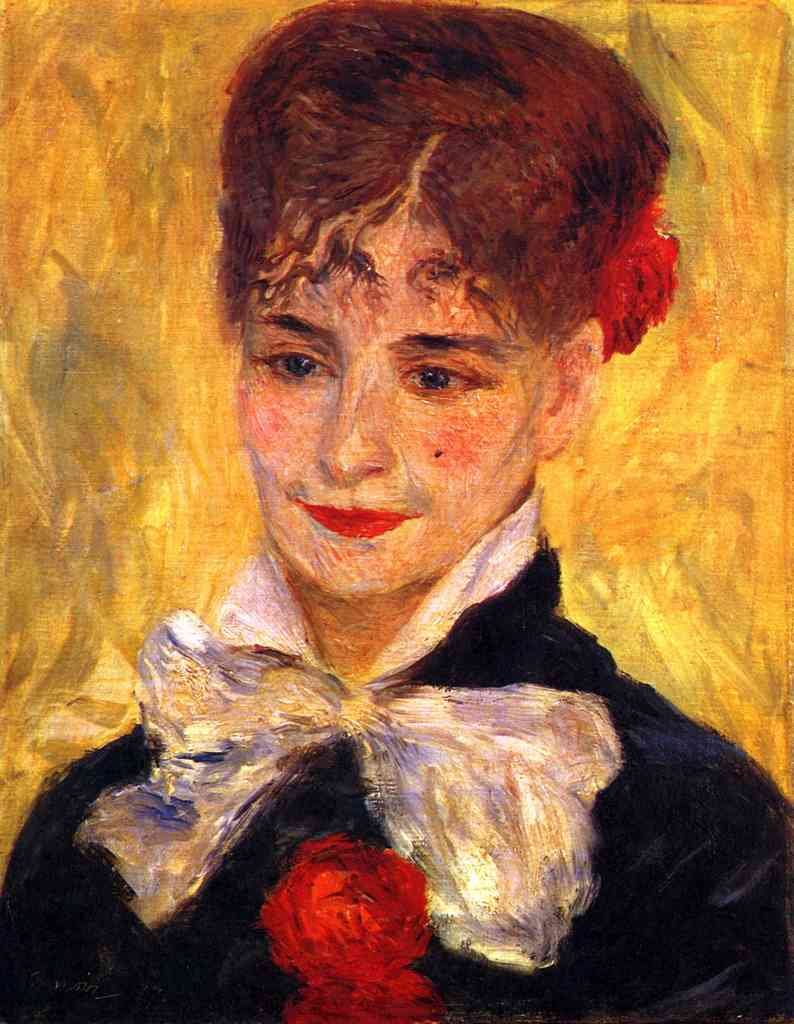 Portrait Of Mme Iscovesco Renoir A4 Photo Print