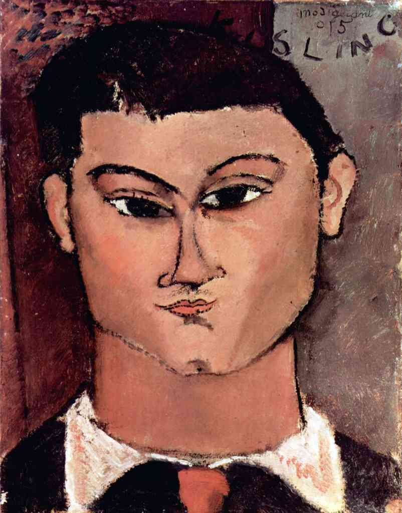 Portrait Of Moiise Kiesling Modigliani A4 Photo Print