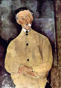 Portrait Of Mr Lepoutre Modigliani A4 Photo Print