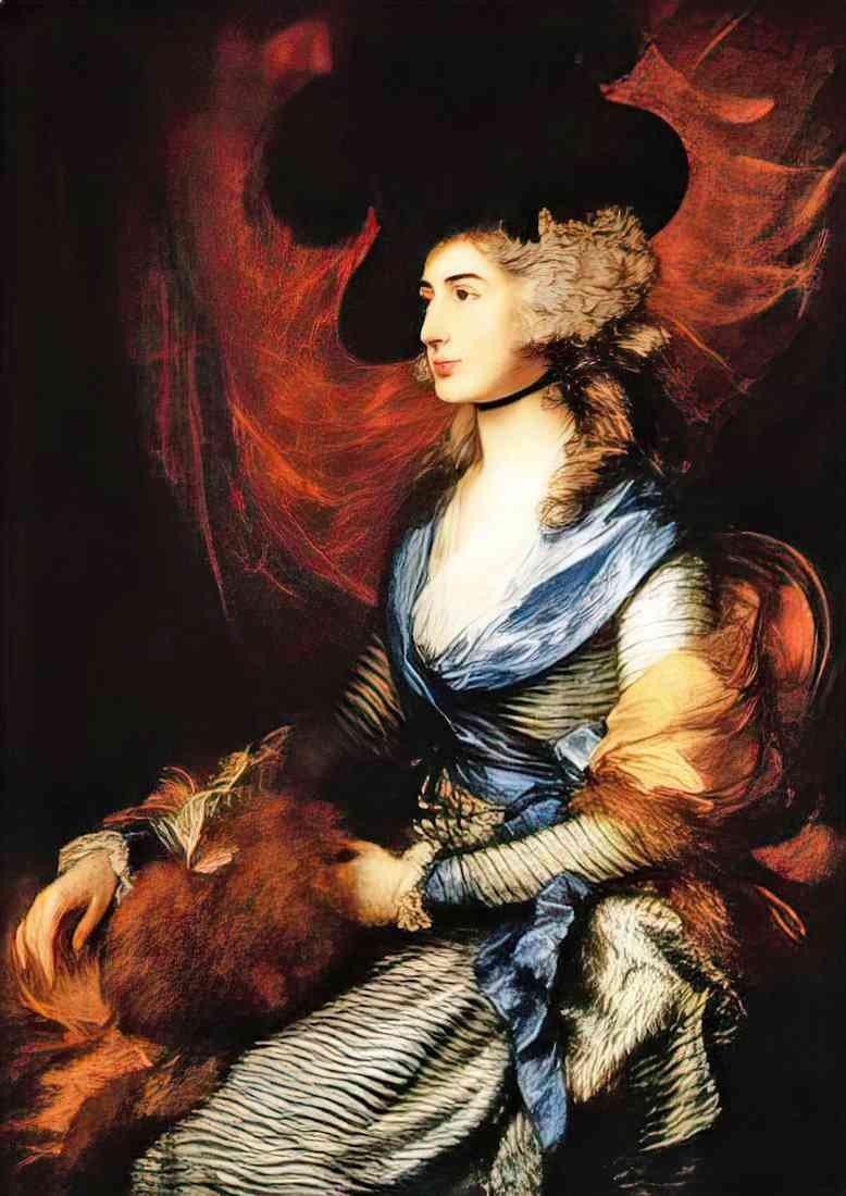 Portrait Of Mrs Sarah Siddons A4 Photo Print