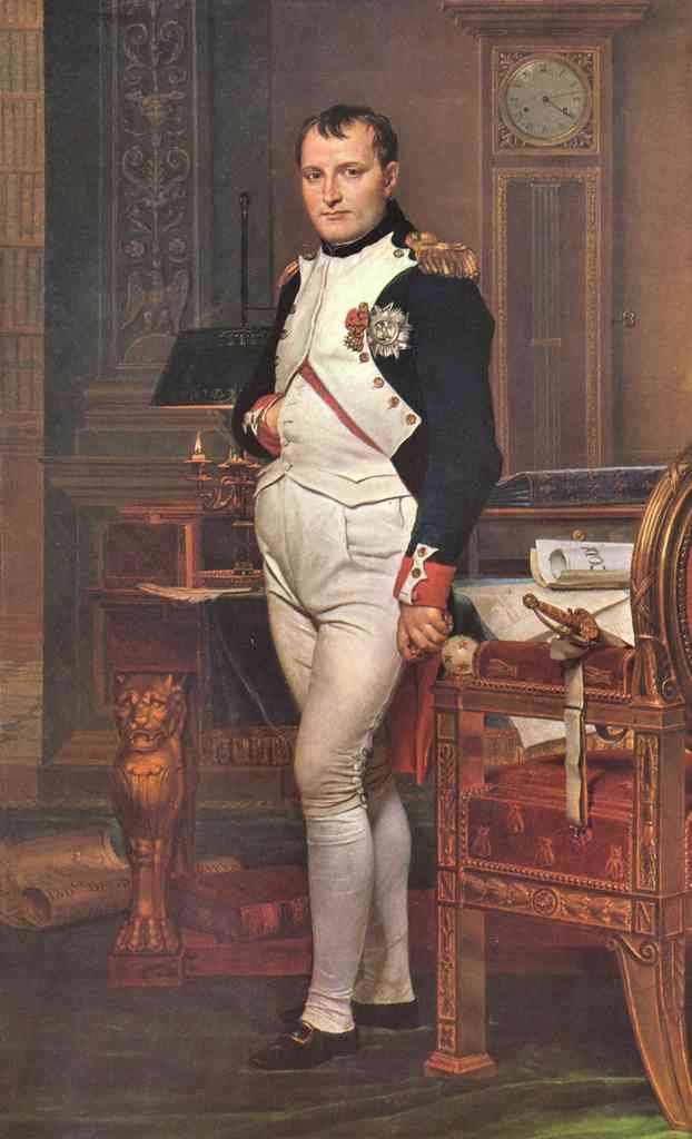 Portrait Of Napoleon In His Work Room Jacques Louis David A4 Photo Print