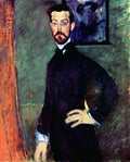 Portrait Of Paul Alexanders Before A Green Background Modigliani A4 Photo Print