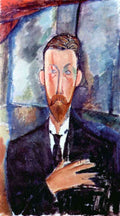 Portrait Of Paul Alexanders Modigliani A4 Photo Print