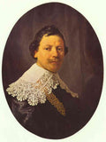 Portrait Of Philips Lukasz Rembrandt A4 Photo Print