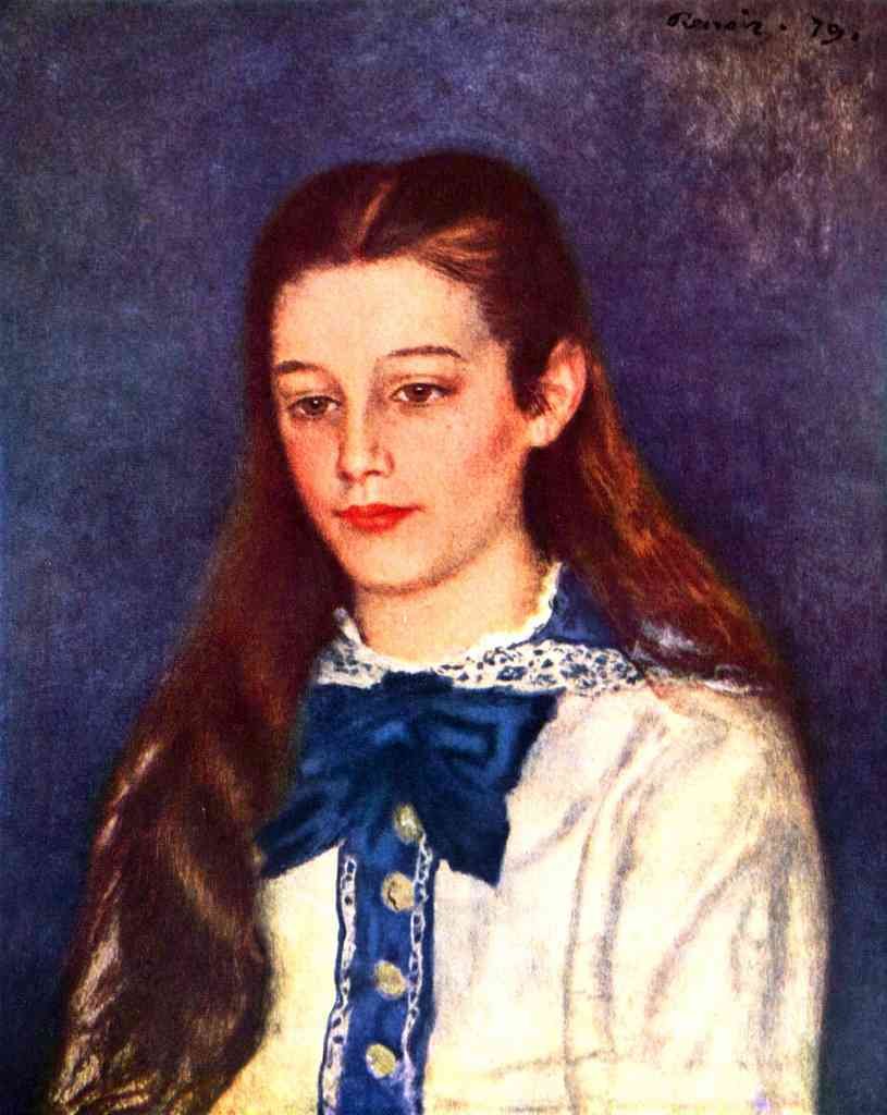 Portrait Of Therese Berard Renoir A4 Photo Print