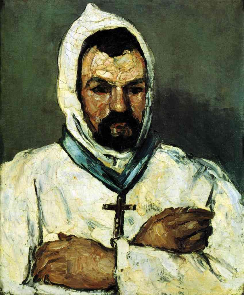 Portrait Of Uncle Dominique As A Monk Cezanne A4 Photo Print