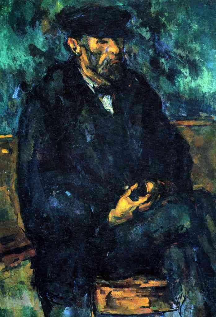 Portrait Of Vallier Cezanne A4 Photo Print