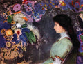 Portrait Of Violet Heyman Odilon Redon Symbolism A4 Photo Print