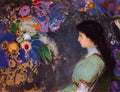 Portrait Of Violet Heymann Odilon Redon A4 Photo Print